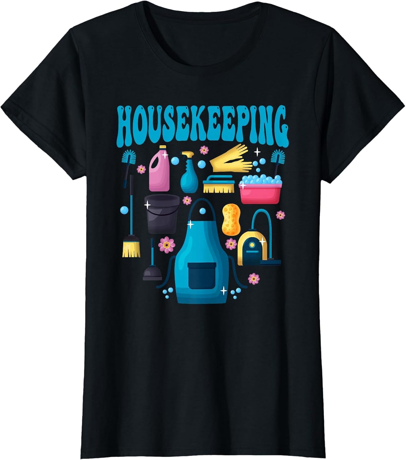 Retro Housekeeping Housekeeper Cleaner Cleaning