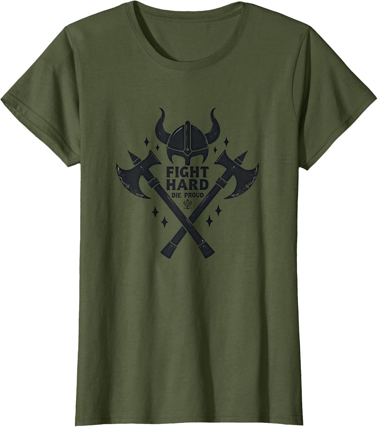 Til Valhalla Fight Hard Die Proud Viking Design