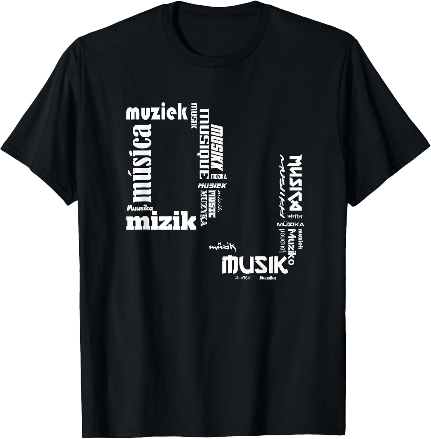 DJ in International Languages Shirt