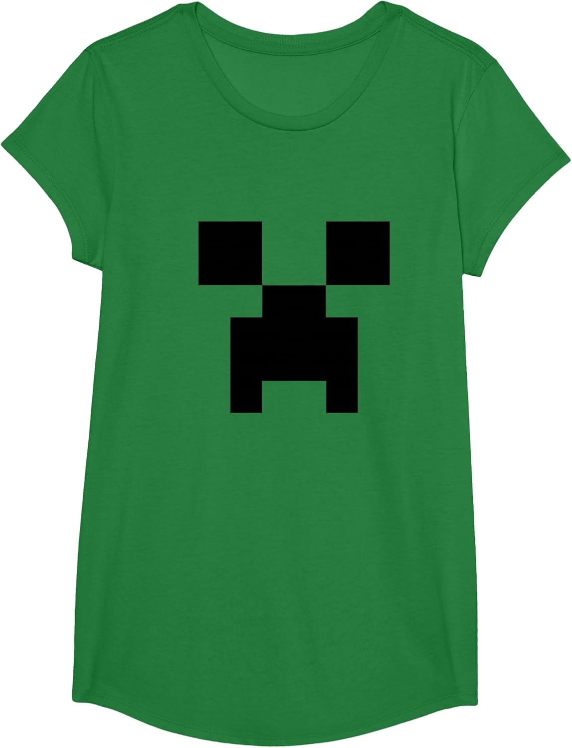 Minecraft Minimalist Big Creeper Face Pixel