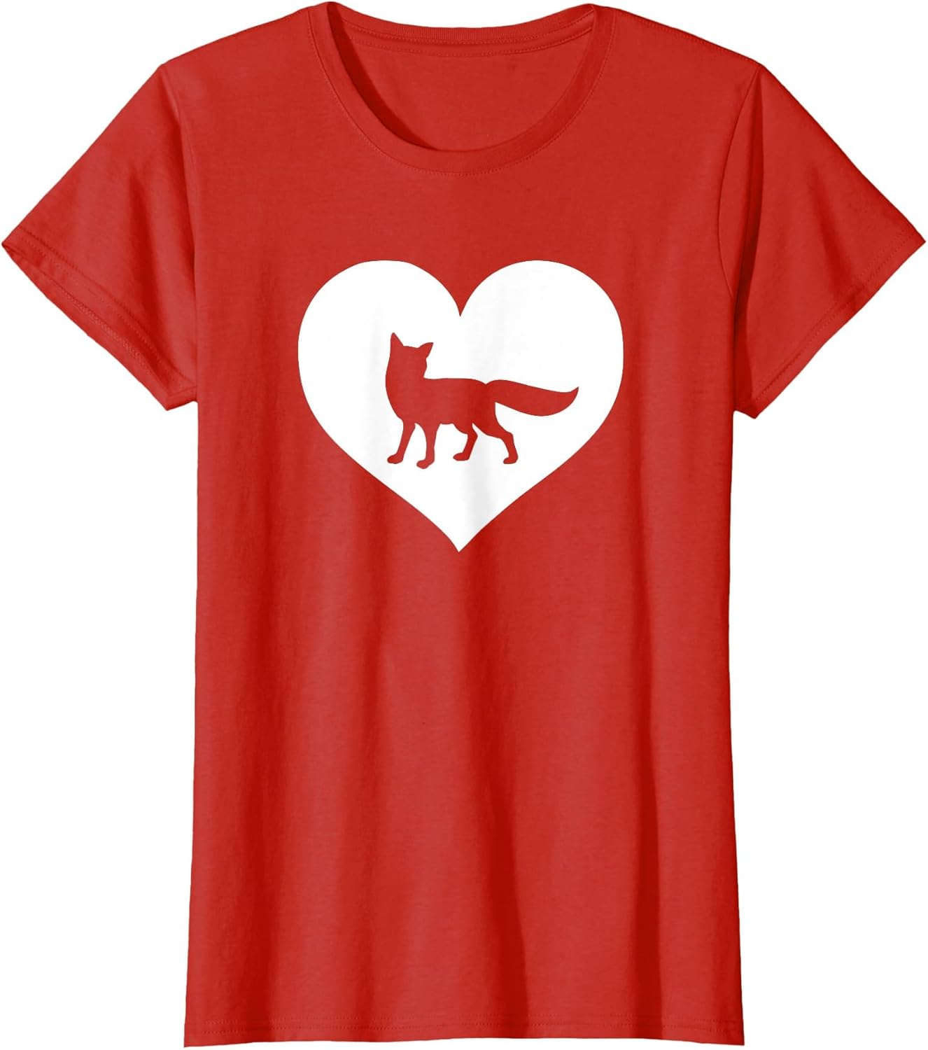 A Cute Purple or Pink Fox , Women, Red, Small