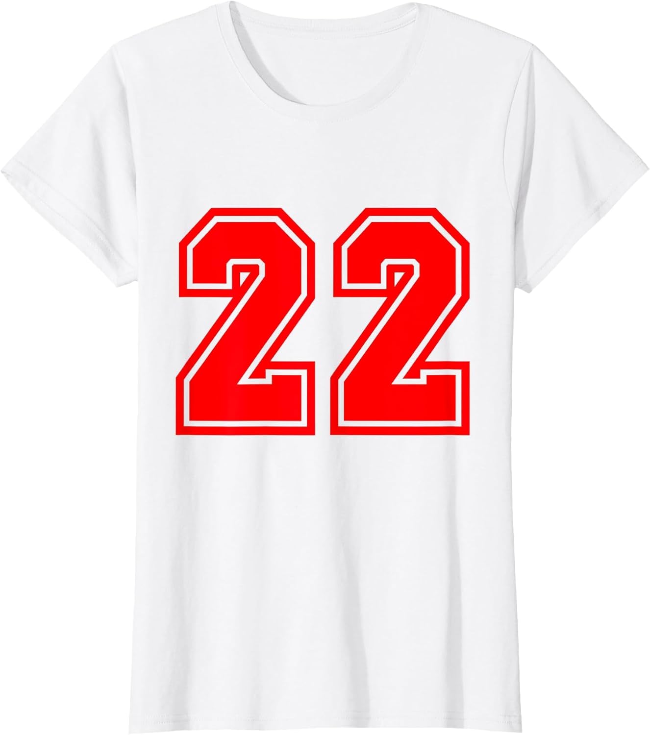 Number #22 Red Varsity Favorite Number