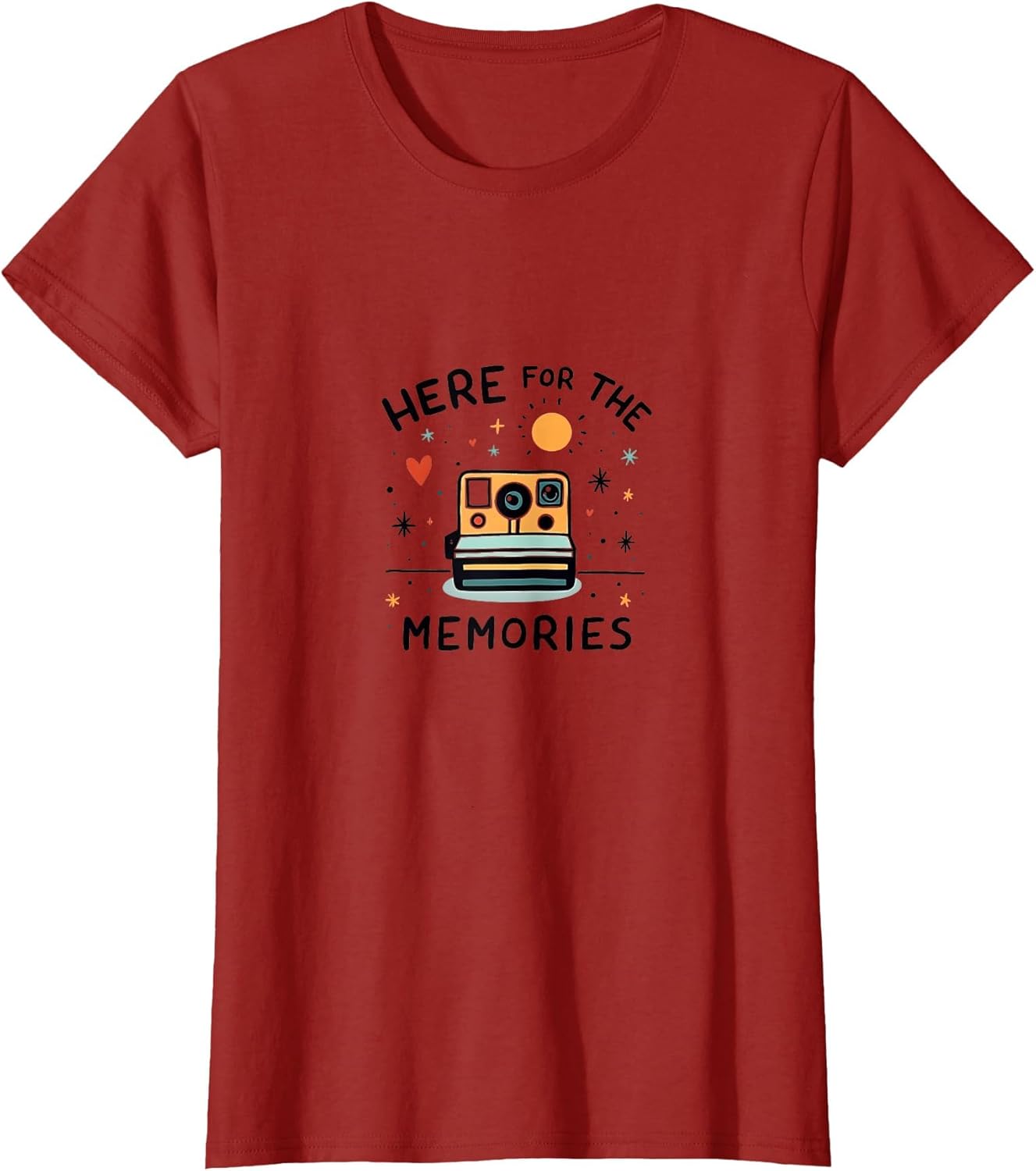 Here for The Memories Fun Sports Design