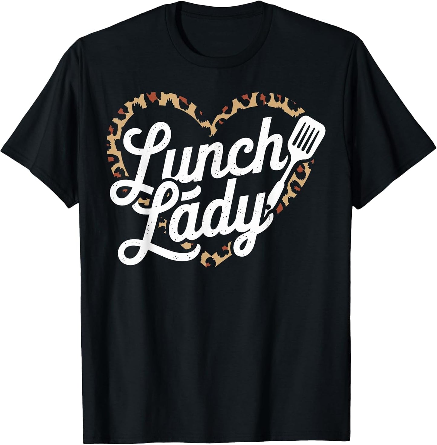 Lunch Lady Heart Cafeteria Worker