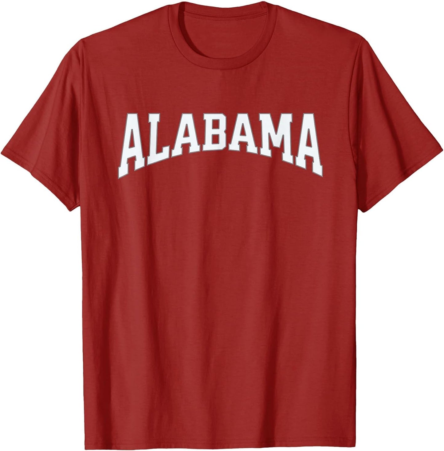 Vintage Alabama Arched Print Sports Fan Retro