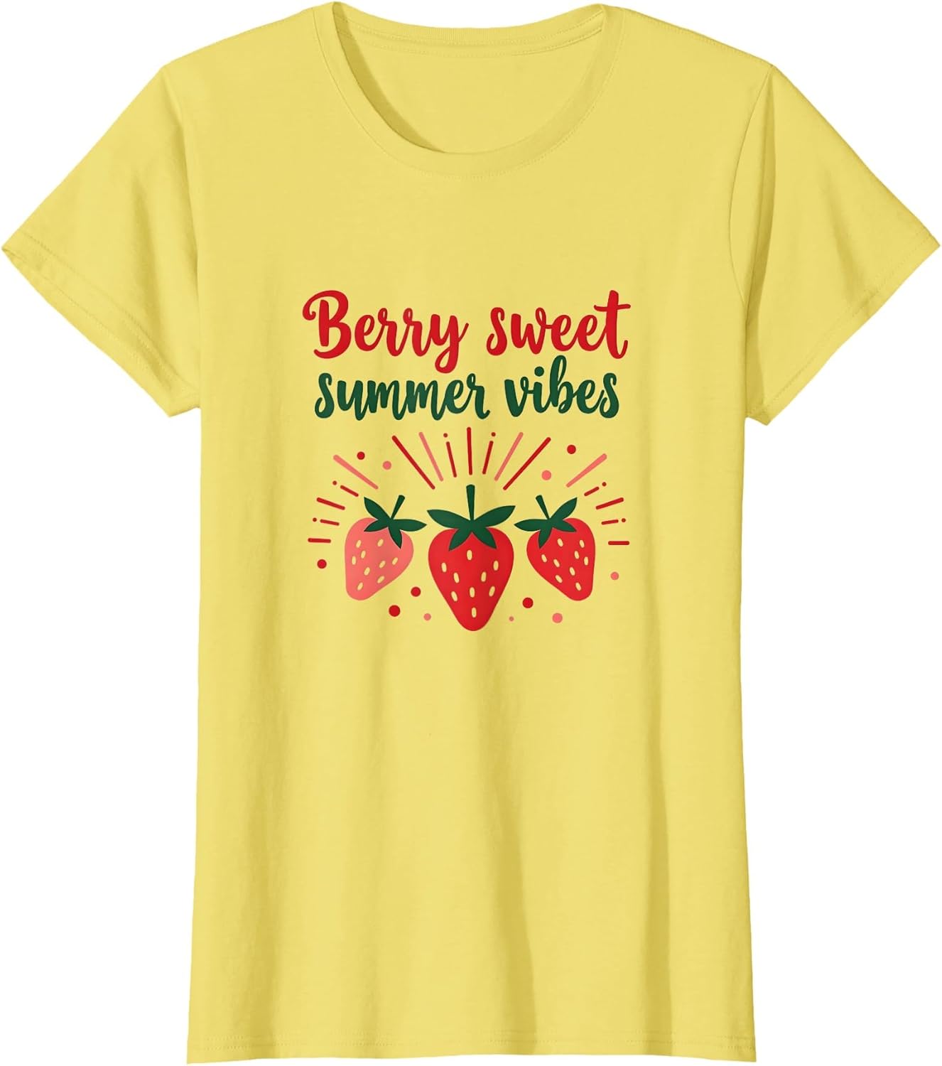 Berry Sweet Summer Vibes Strawberry Design