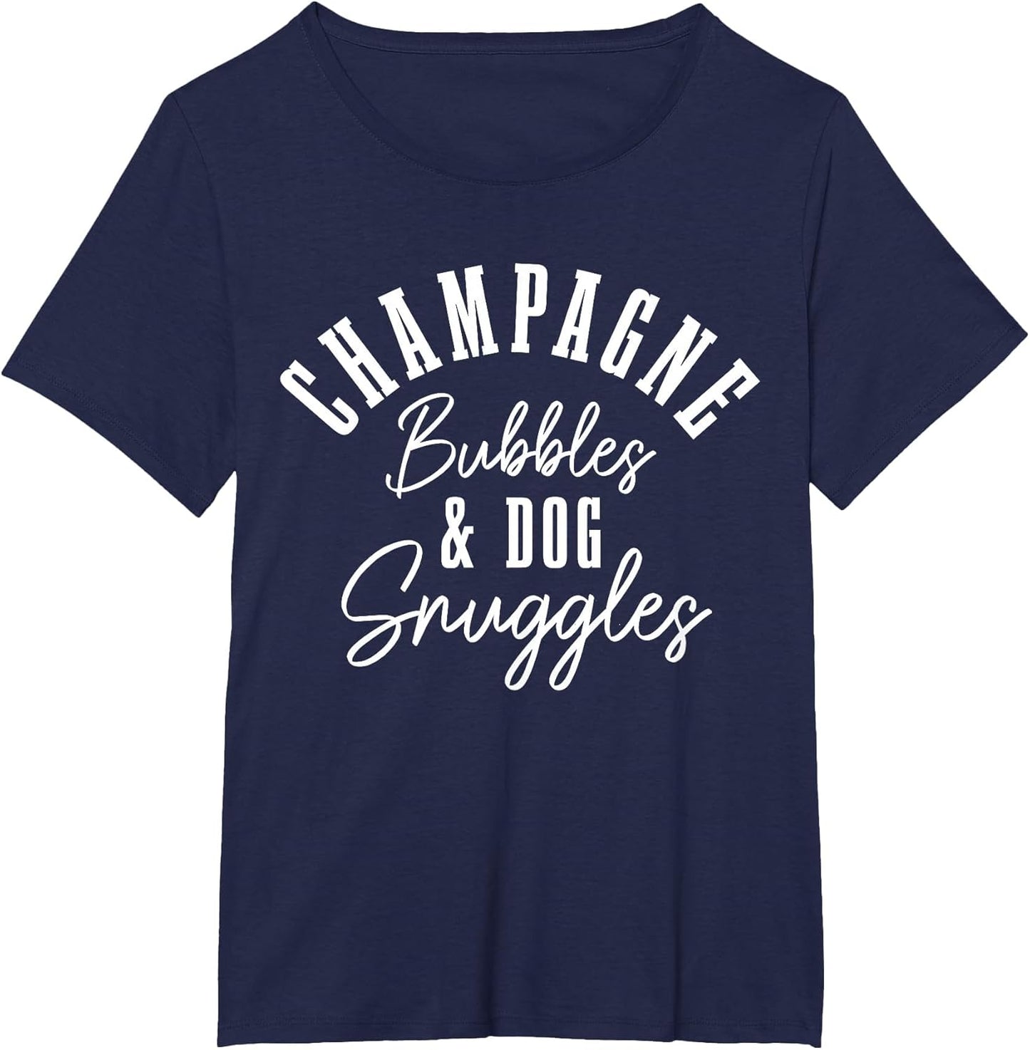 Champagne Bubbles & Dog Snuggles Funny Dogs