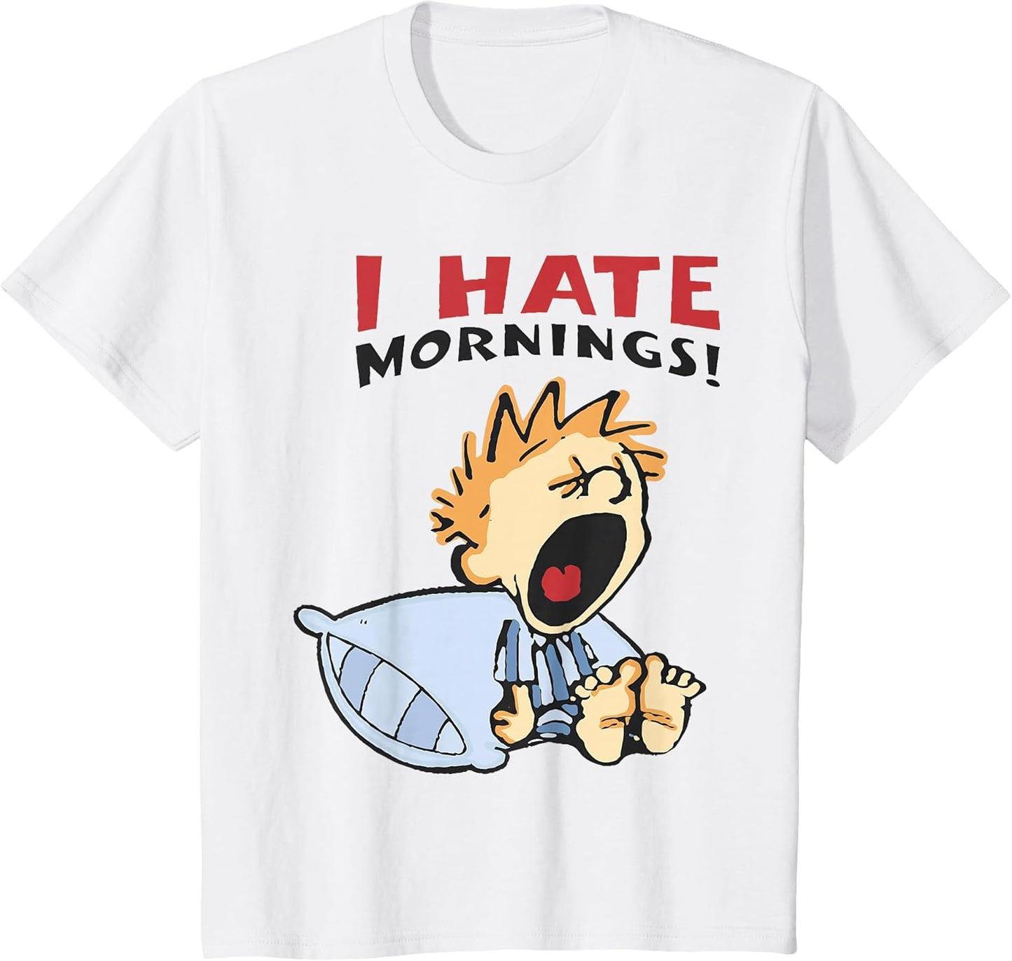 I Hate Mornings Funny Graphic Women Kids