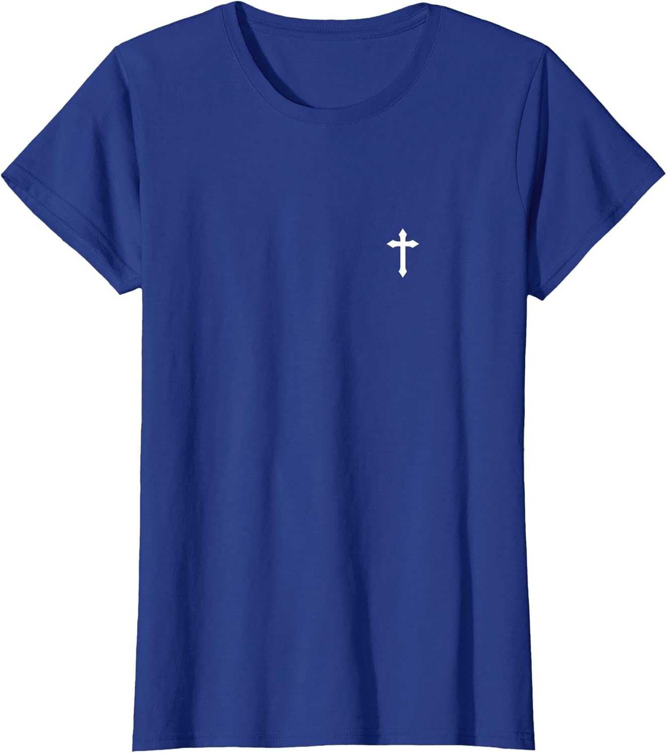 Christian Christ Cross Left Chest
