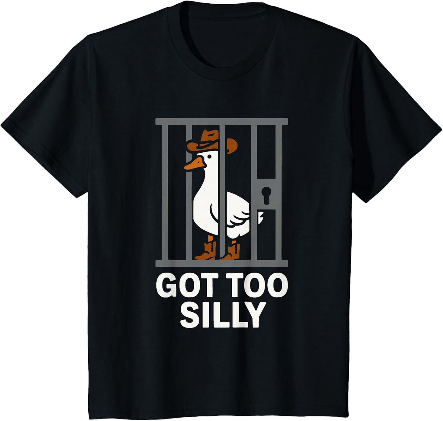 Got Too Silly Cowboy Goose Funny Meme Design
