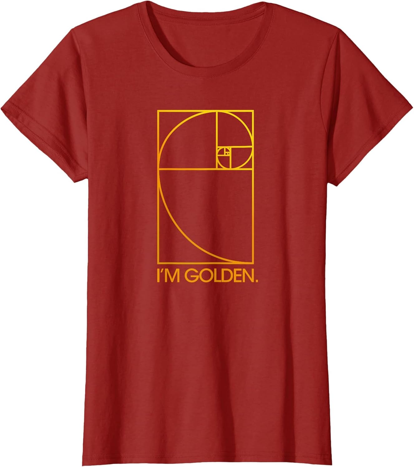 Funny Golden Ratio Shirt - Fibonacci Spiral