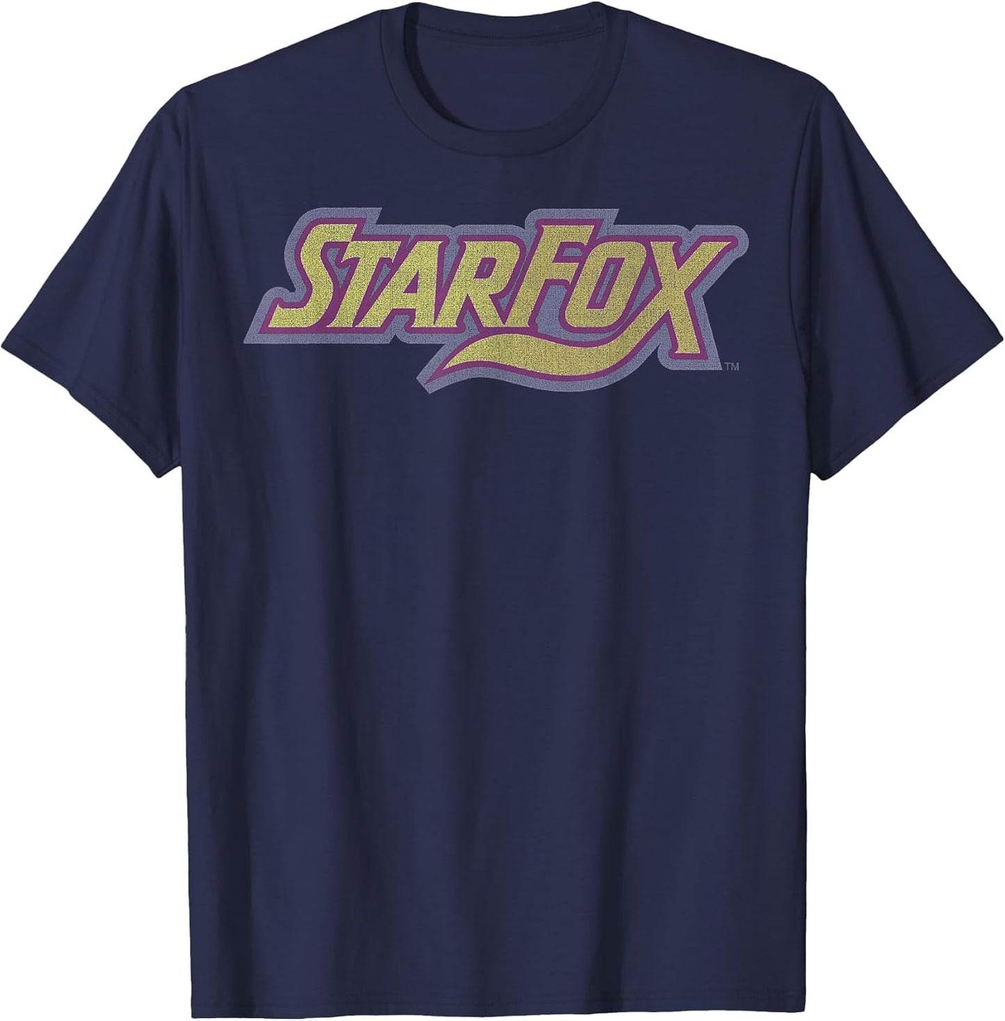 Star Fox Vintage Distressed Game Logo Graphic