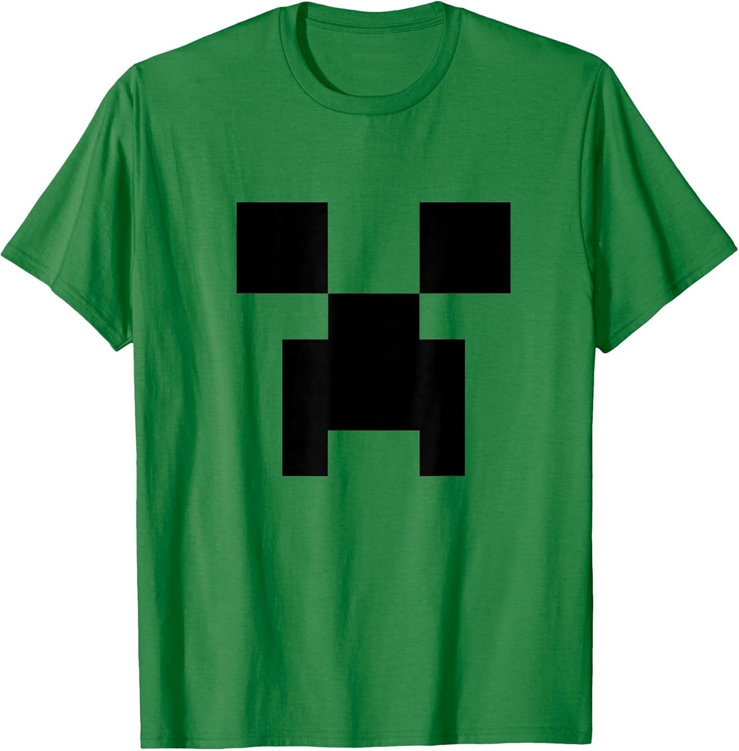 Minecraft Minimalist Big Creeper Face Pixel