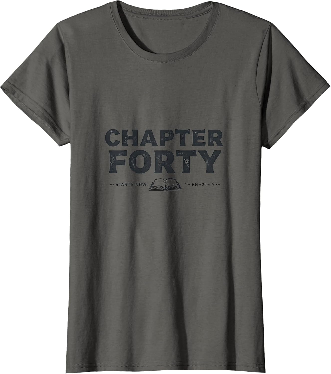 Chapter Forty Starts Now 40th Birthday Design