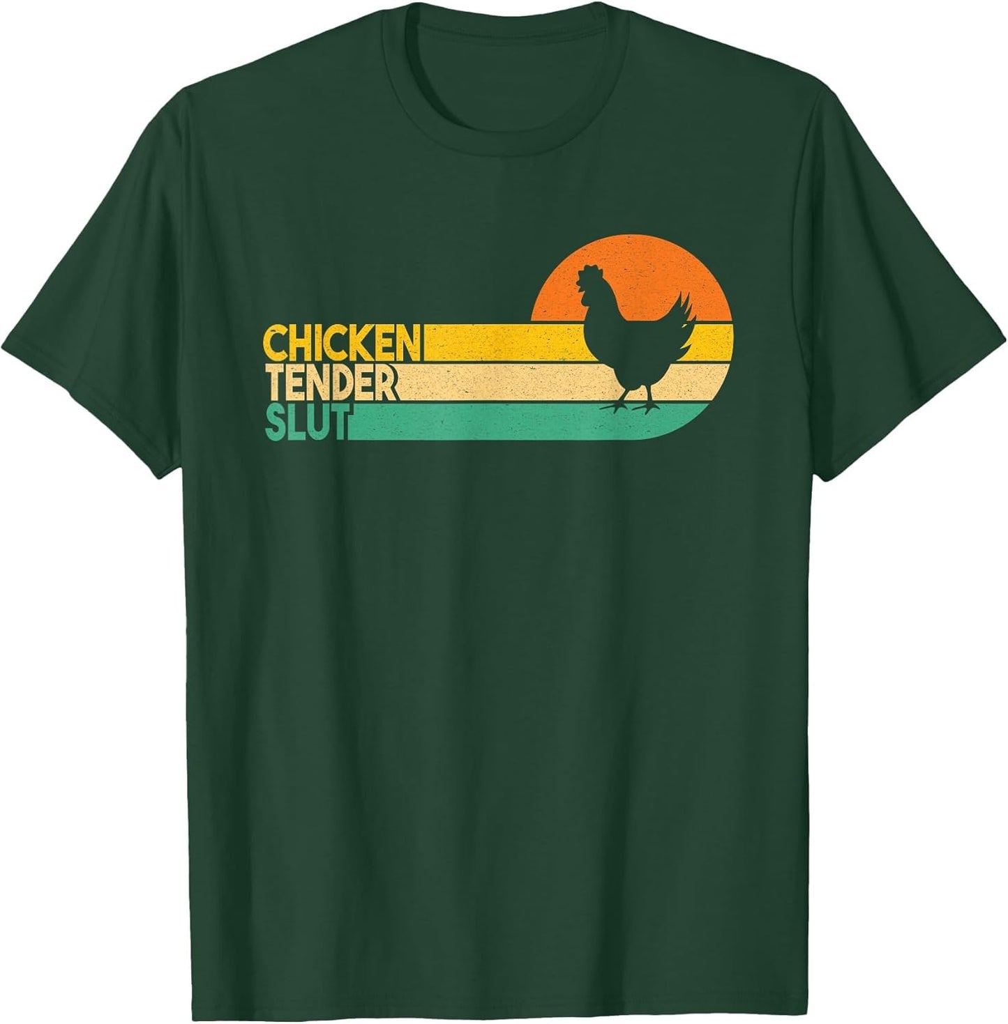 Chicken Tender Slut Funny Crispy Nuggets Foodie