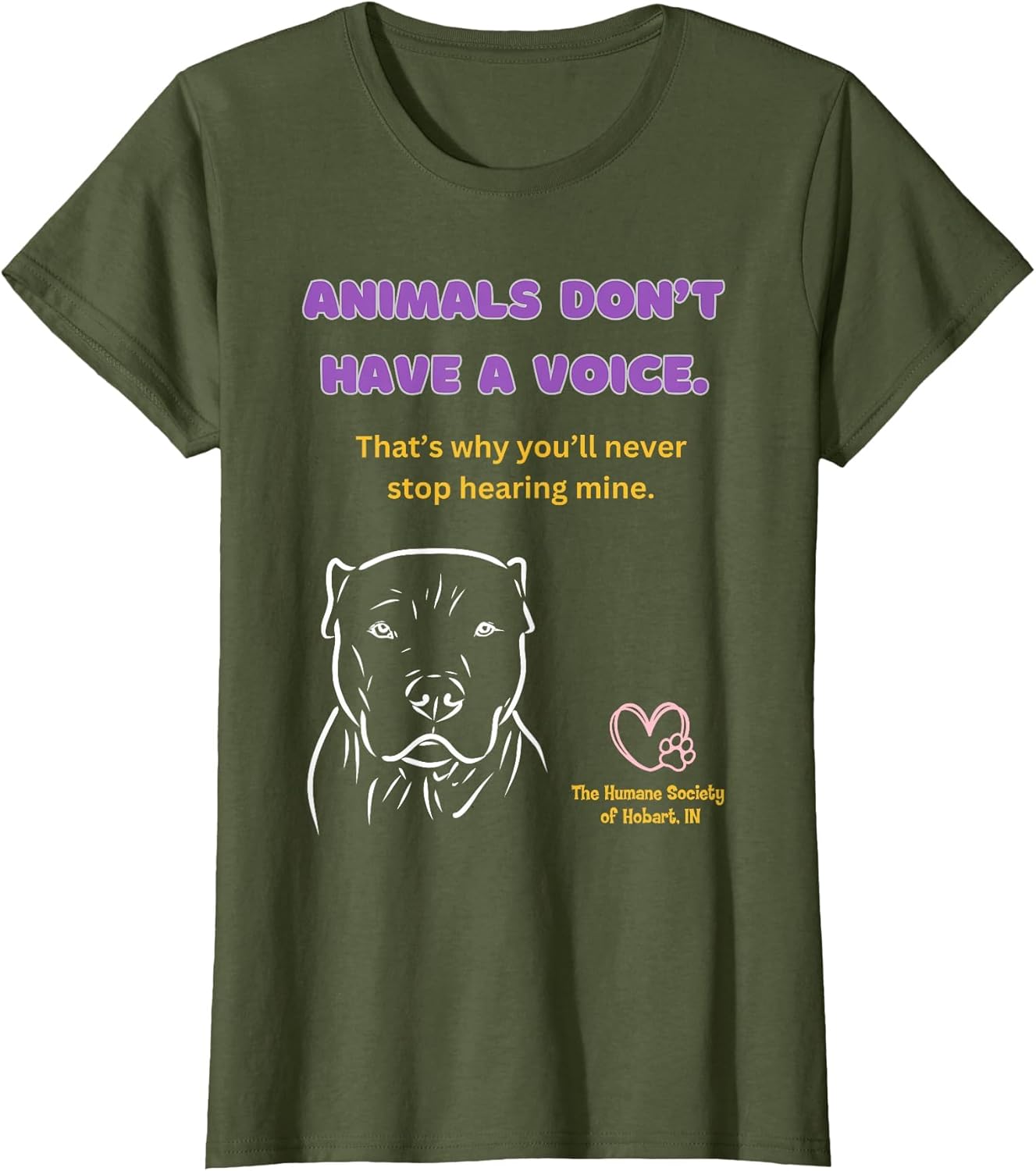 Animals Don't Have a Voice - Dark Shirt