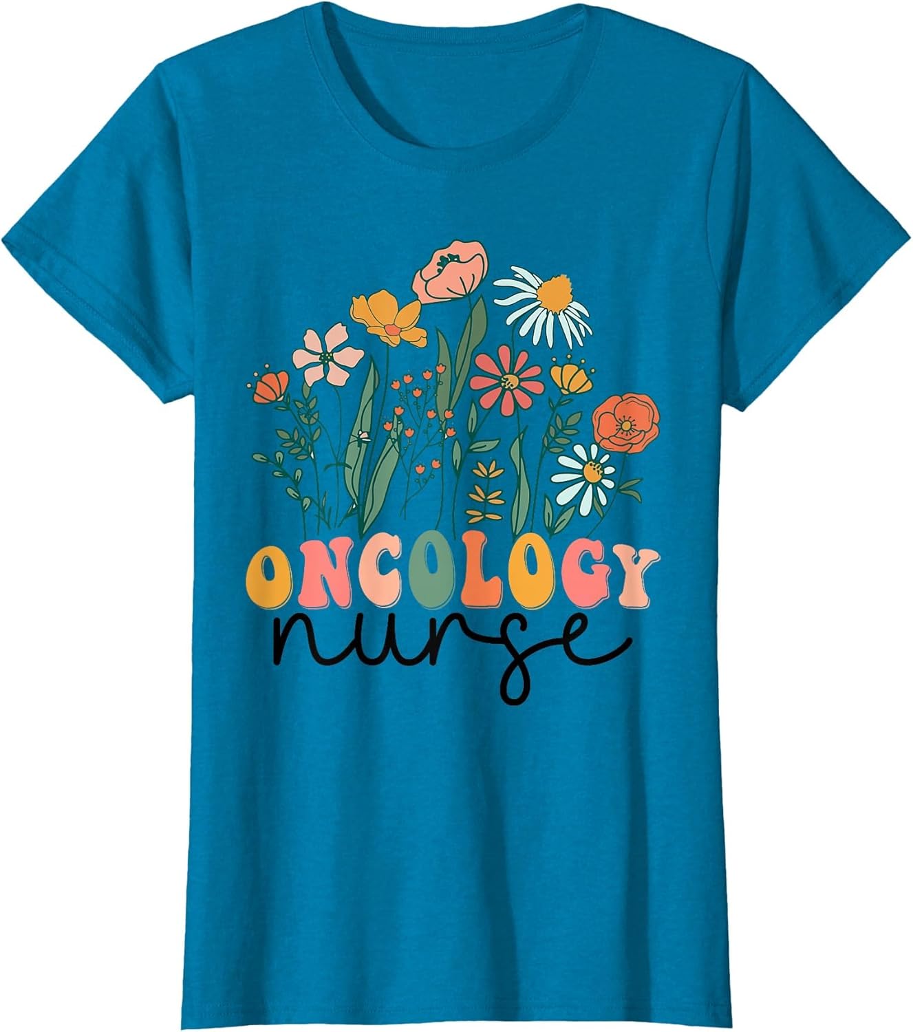 Groovy Wildflower Oncology Nurse