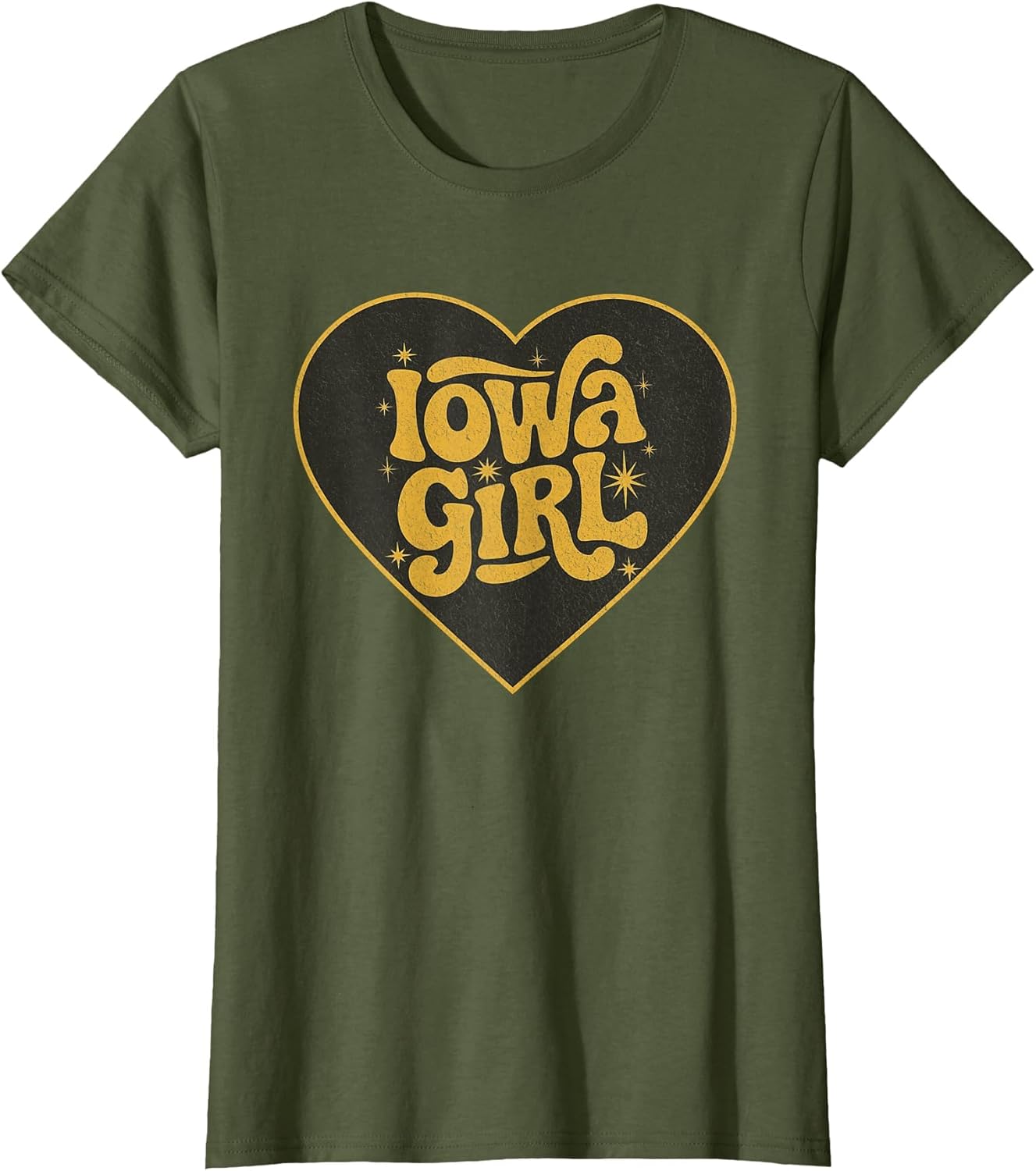 Retro Iowa Girl Heart Throwback Iowa Girls