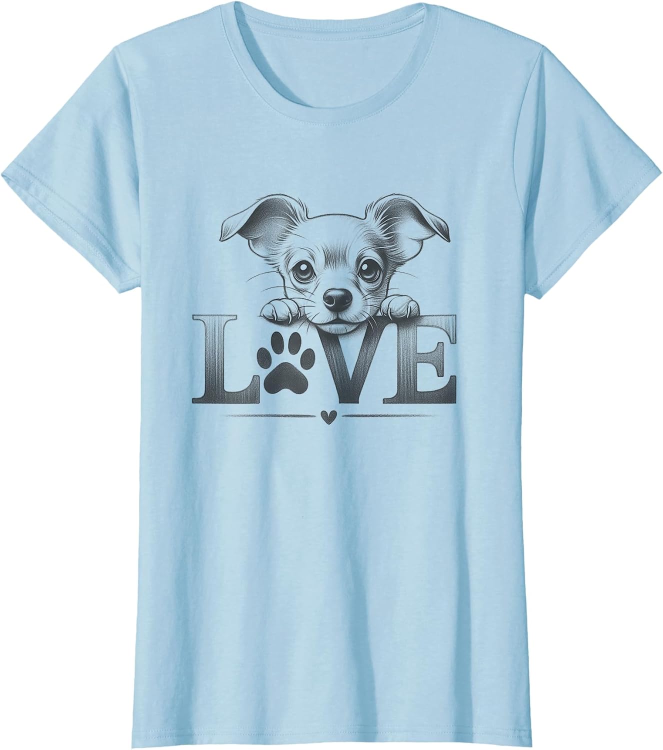 Chiweenie Love Dog Paw Design