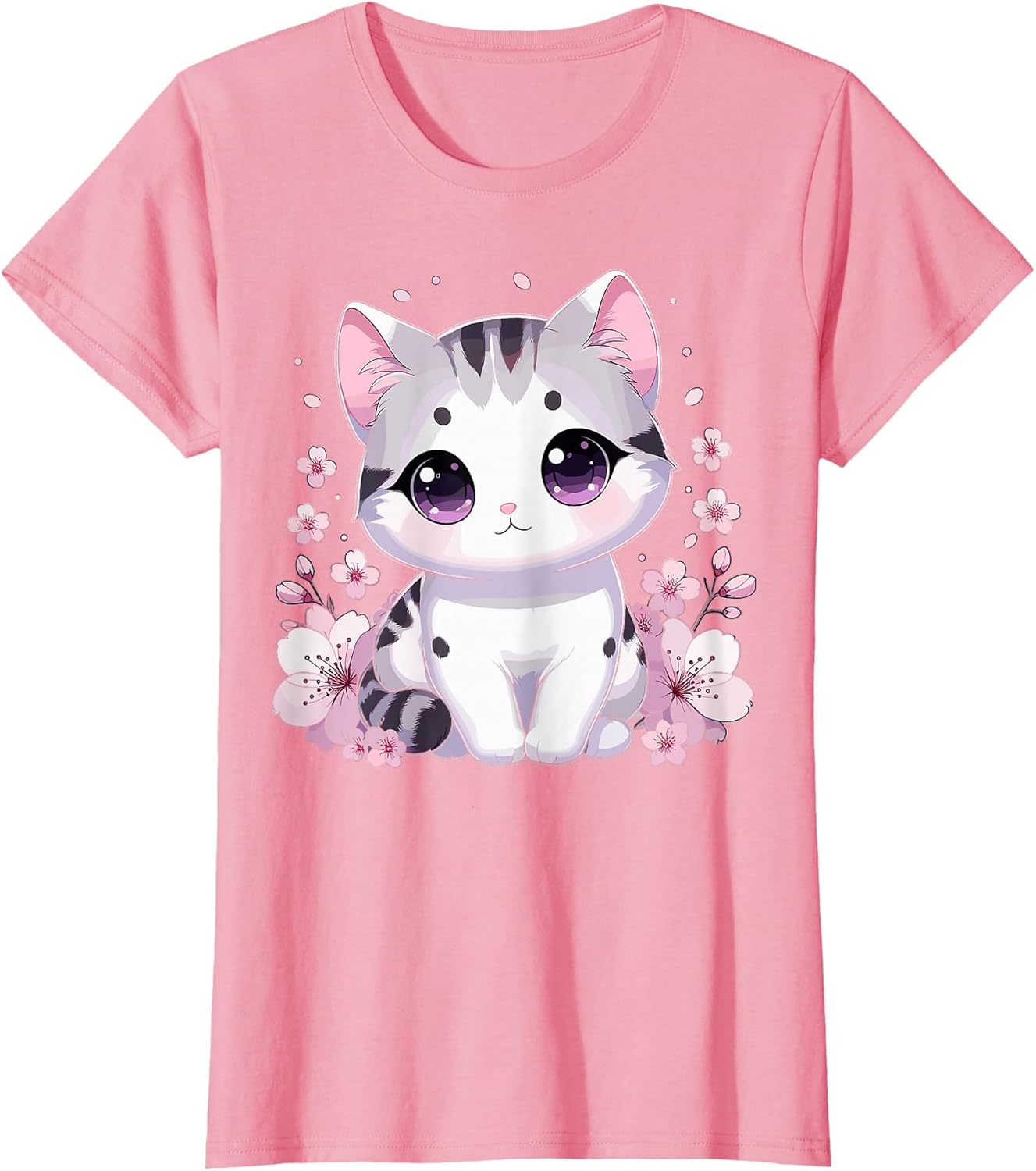 Cat Cherry Blossoms Cute Cat