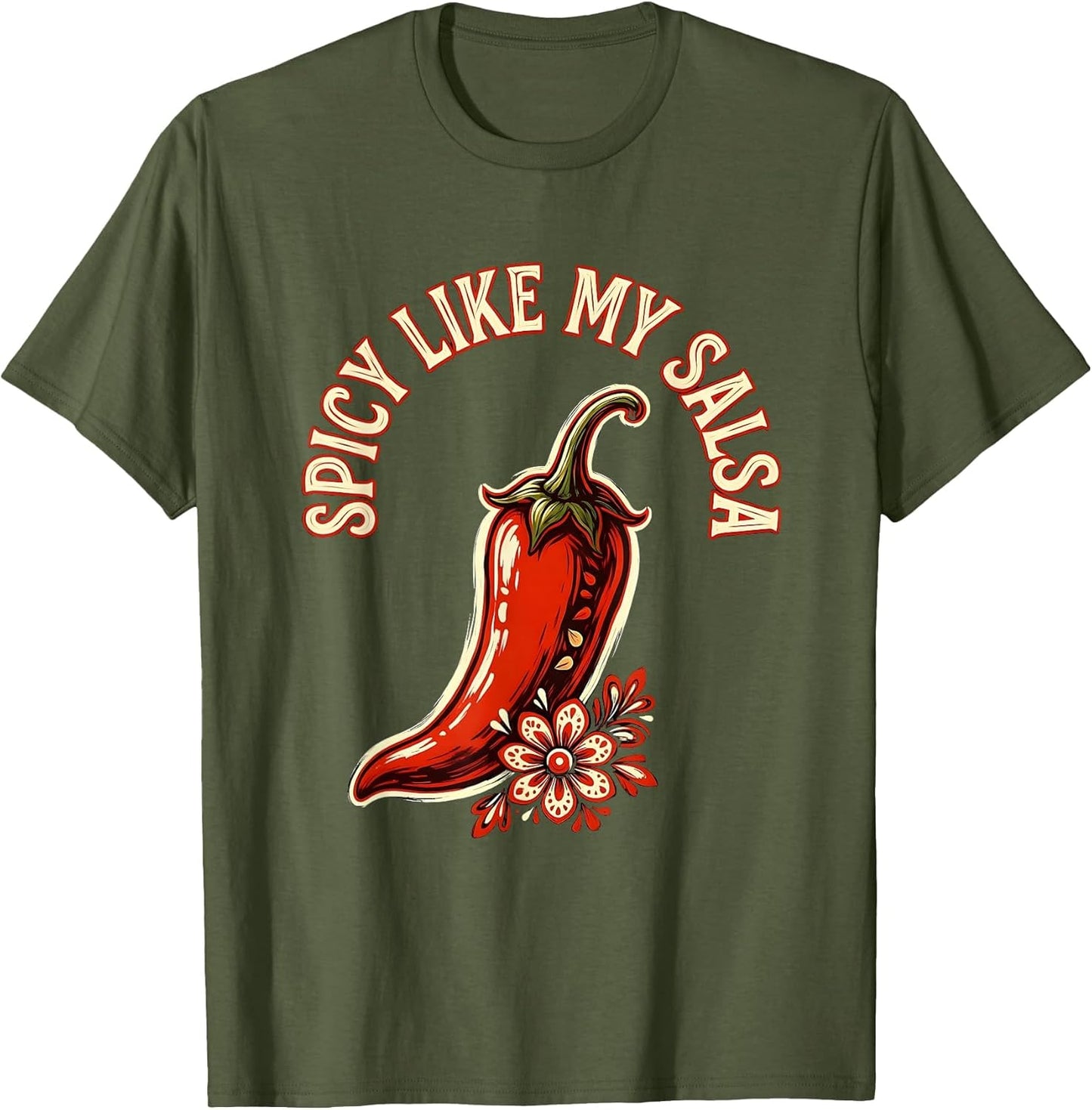 Spicy Like My Salsa Funny Mexican Women Design
