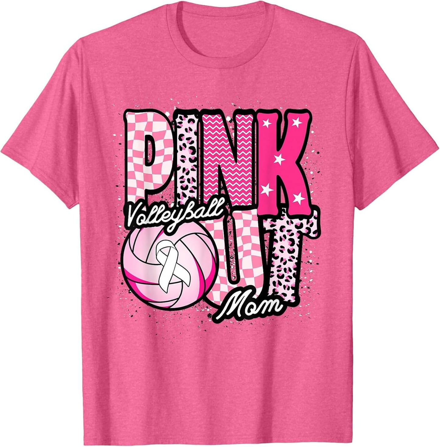 Pink Volleyball Mom Pink Out Day