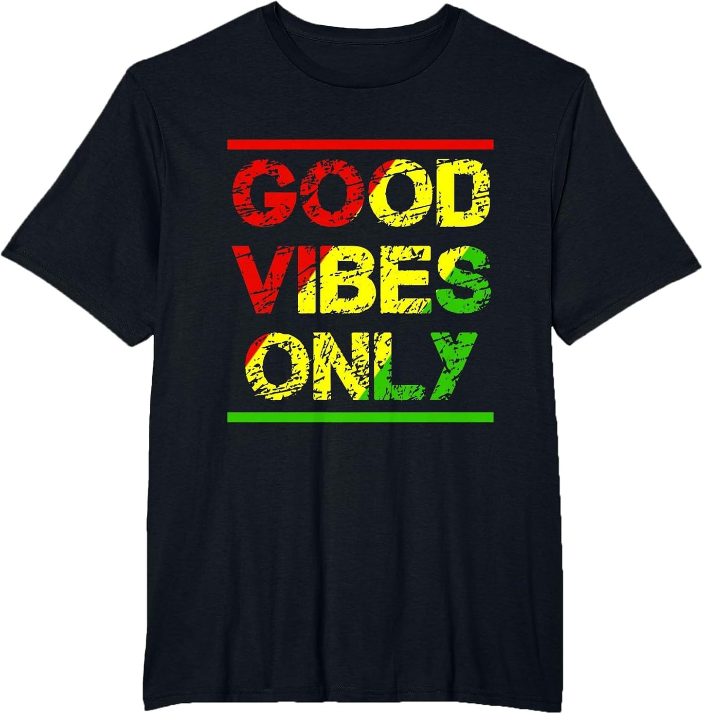 Reggae Good Vibes Only Rasta Design
