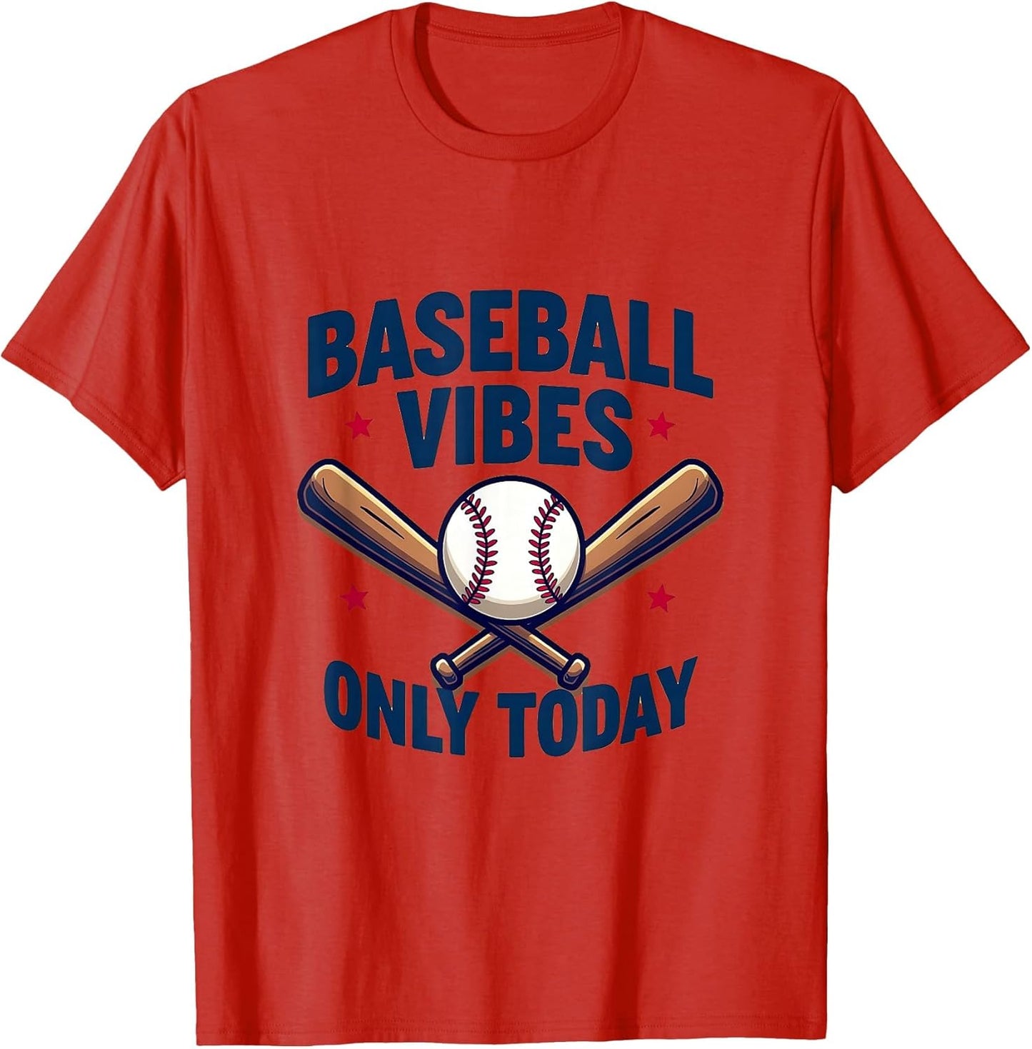 Baseball Vibes Only Today Graphic Design