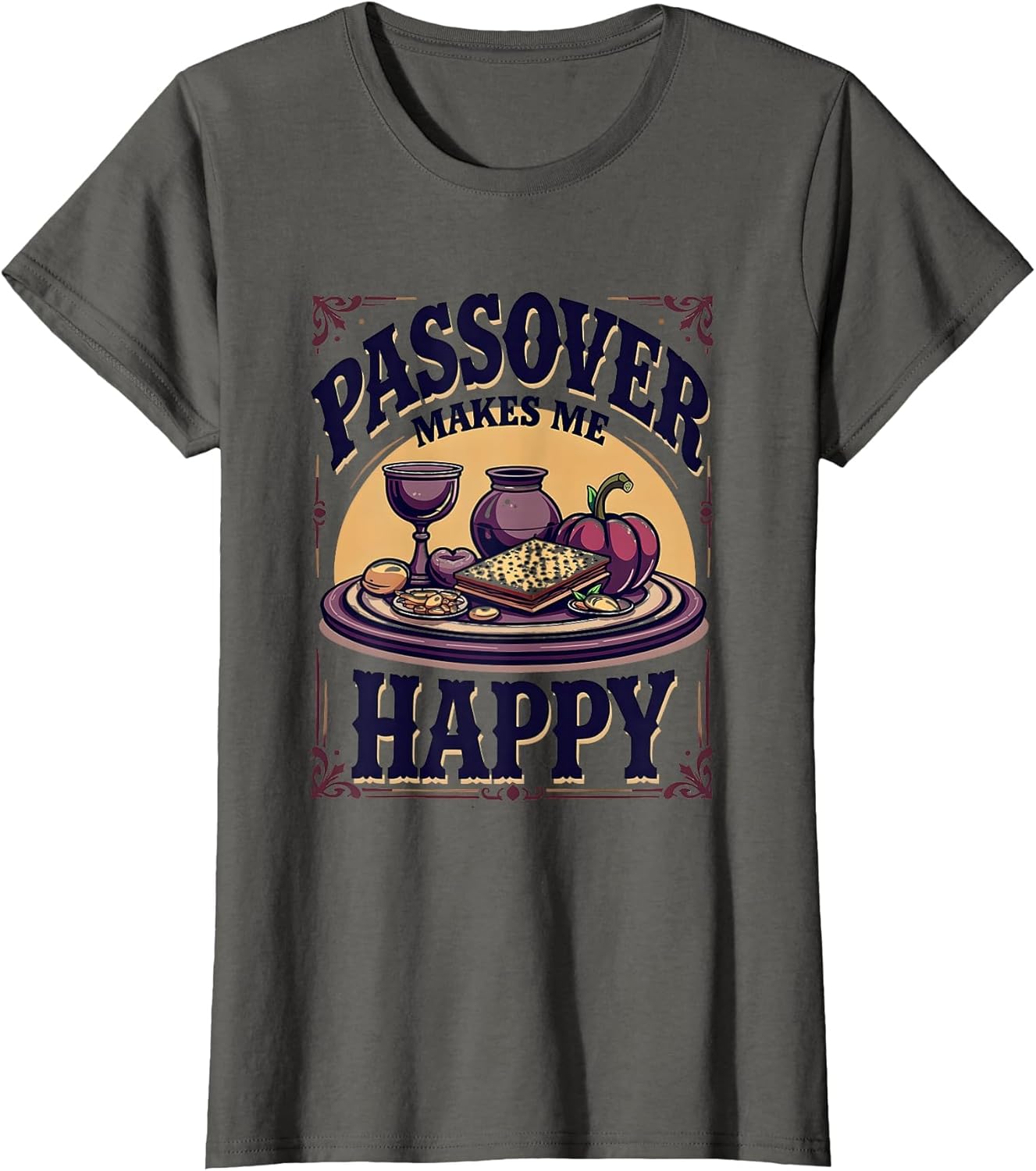 Passover Makes Me Happy Jewish Holiday Design