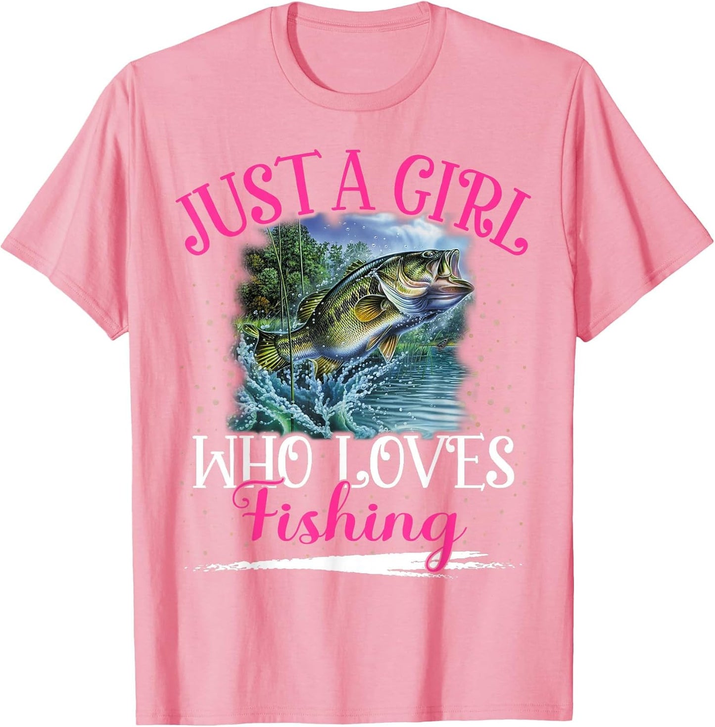 Just A Girl Who Loves Fishing Girls