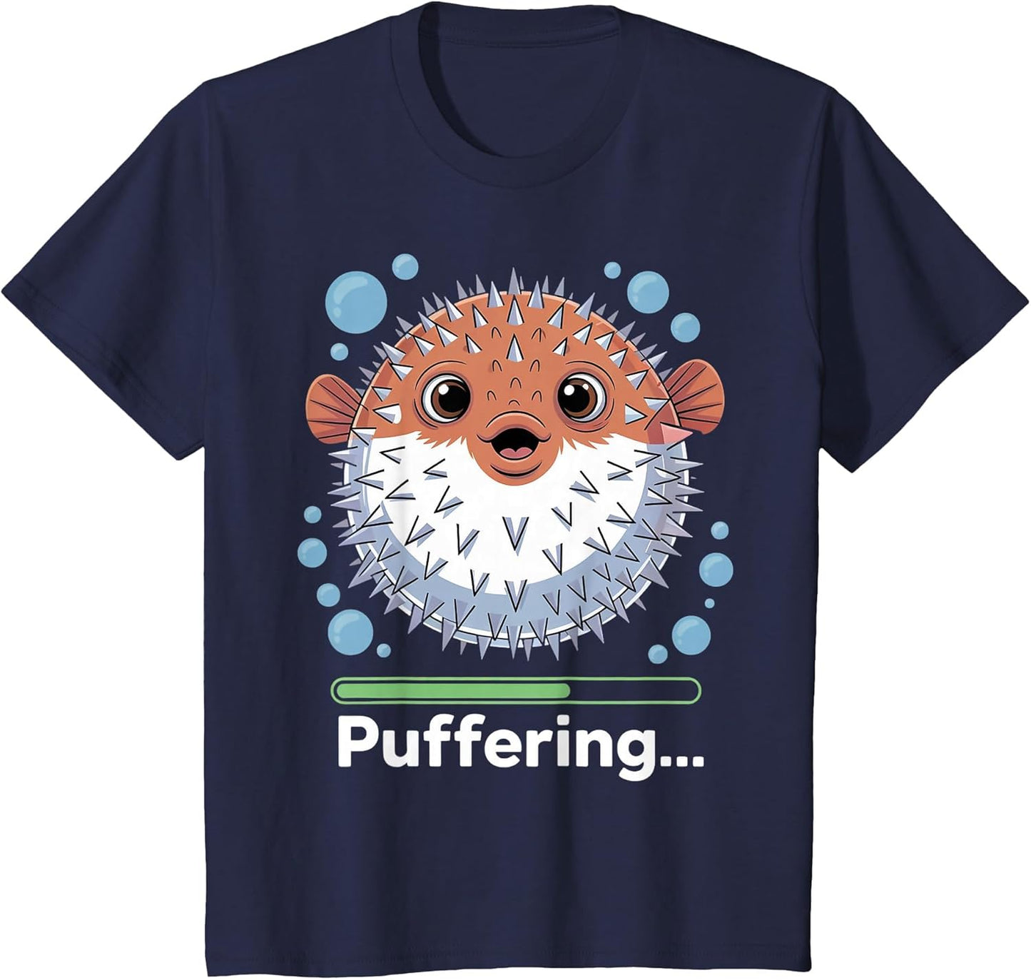 Puffering Fishing Fish Cute Pufferfish