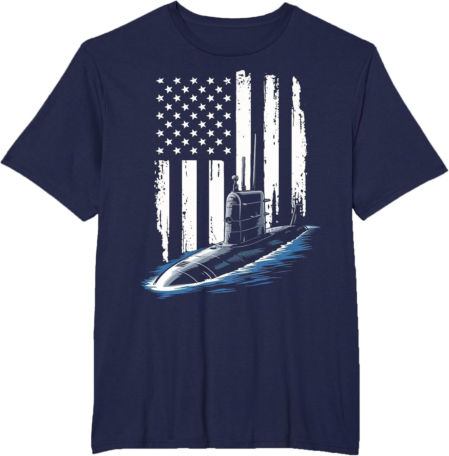 Submarine USA Flag Veteran 4th of July