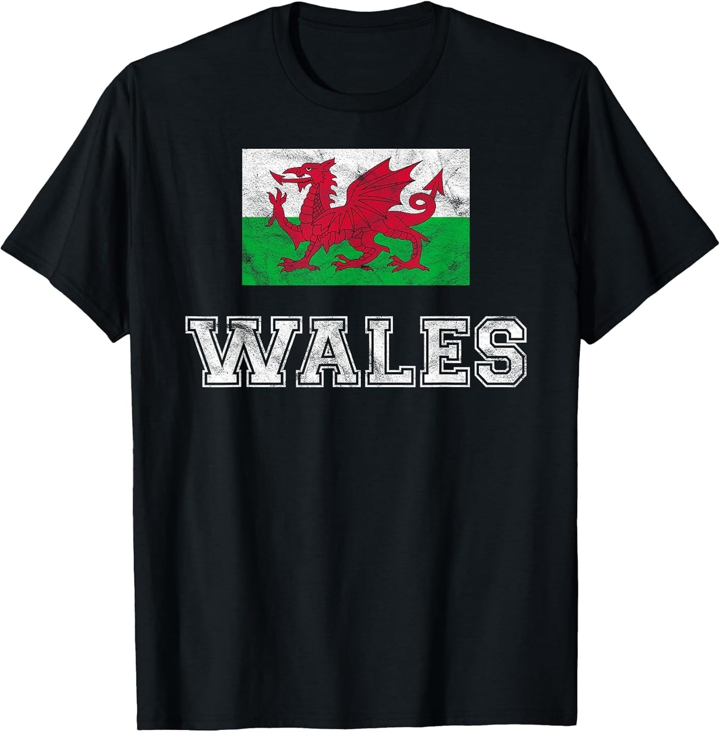 Wales Flag Vintage I Men Women Kids