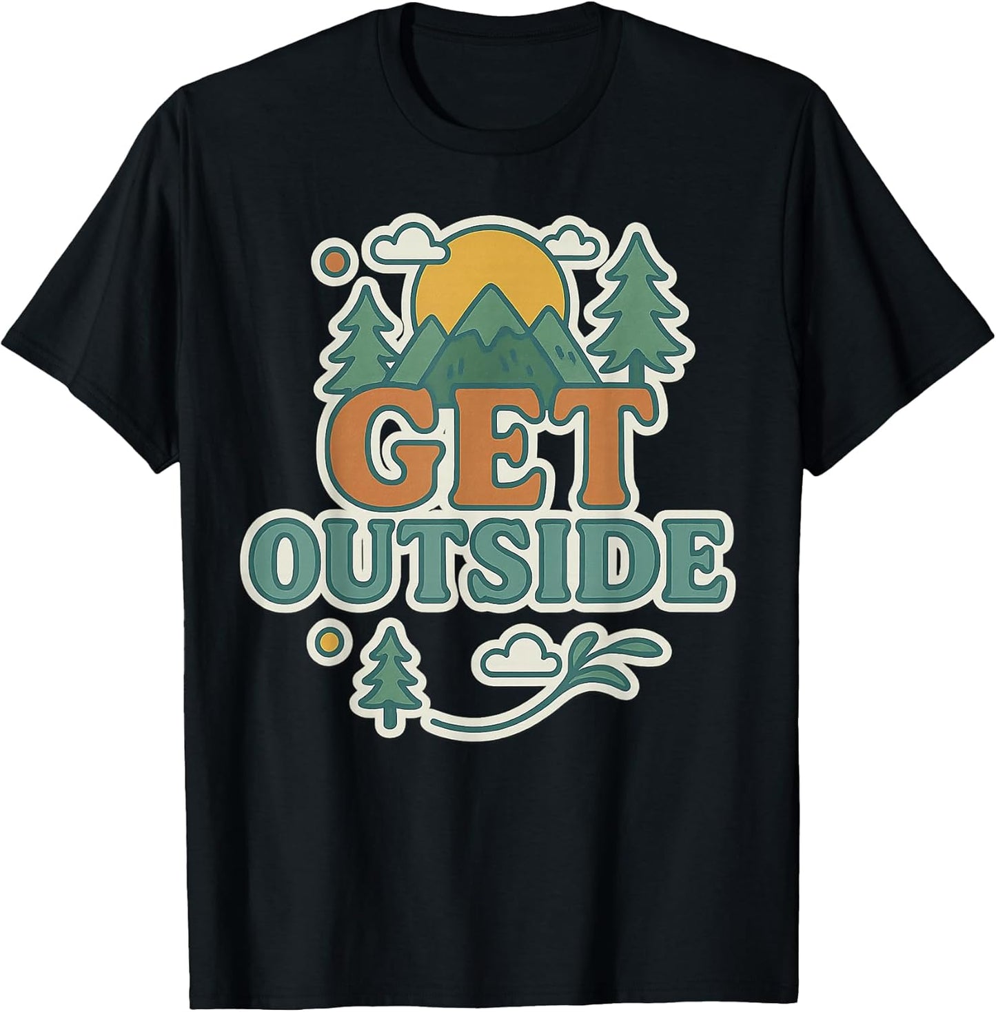 Get Outside Sticker Motif