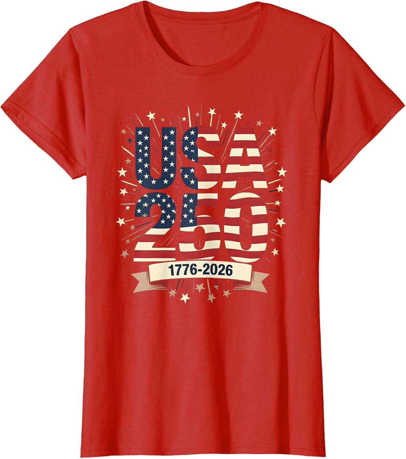 America's Birthday 250 Flag Letters 1776-2026
