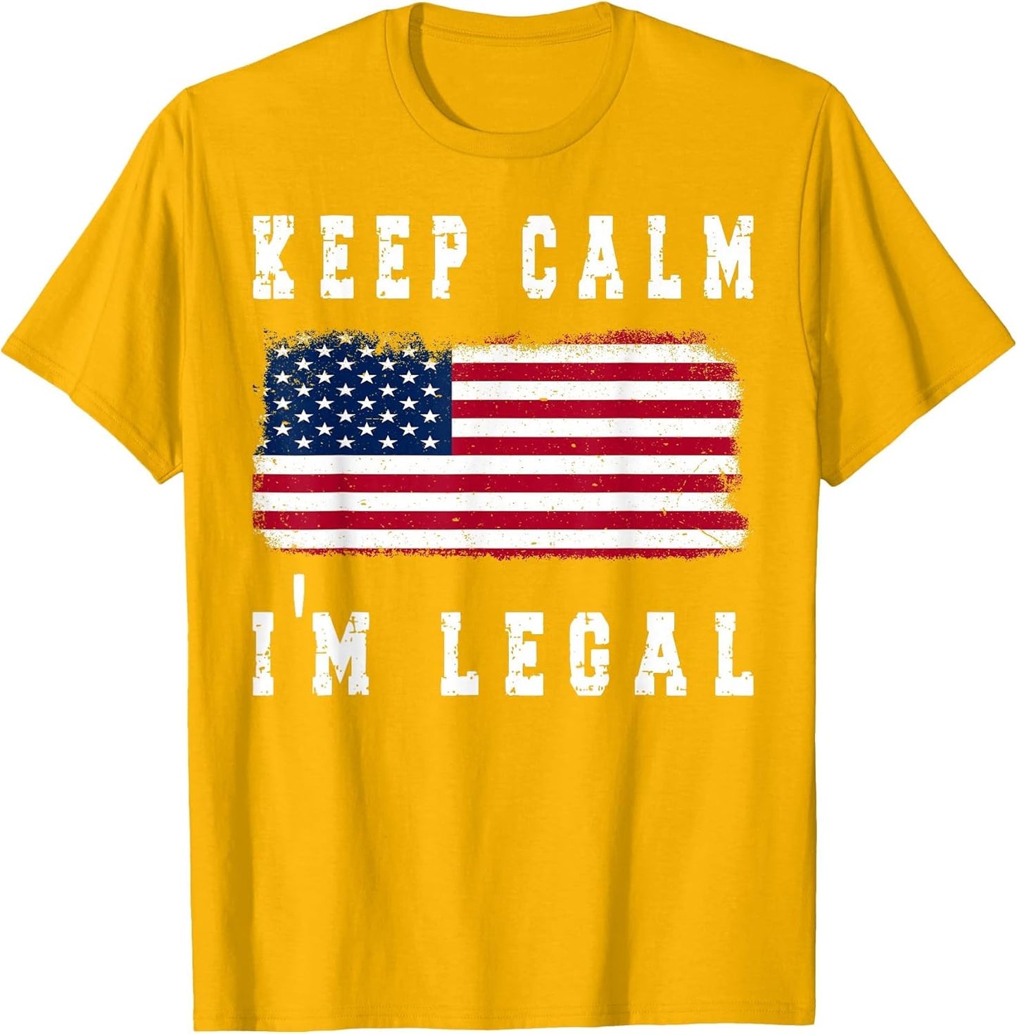 Keep Calm I'm Legal America Flag