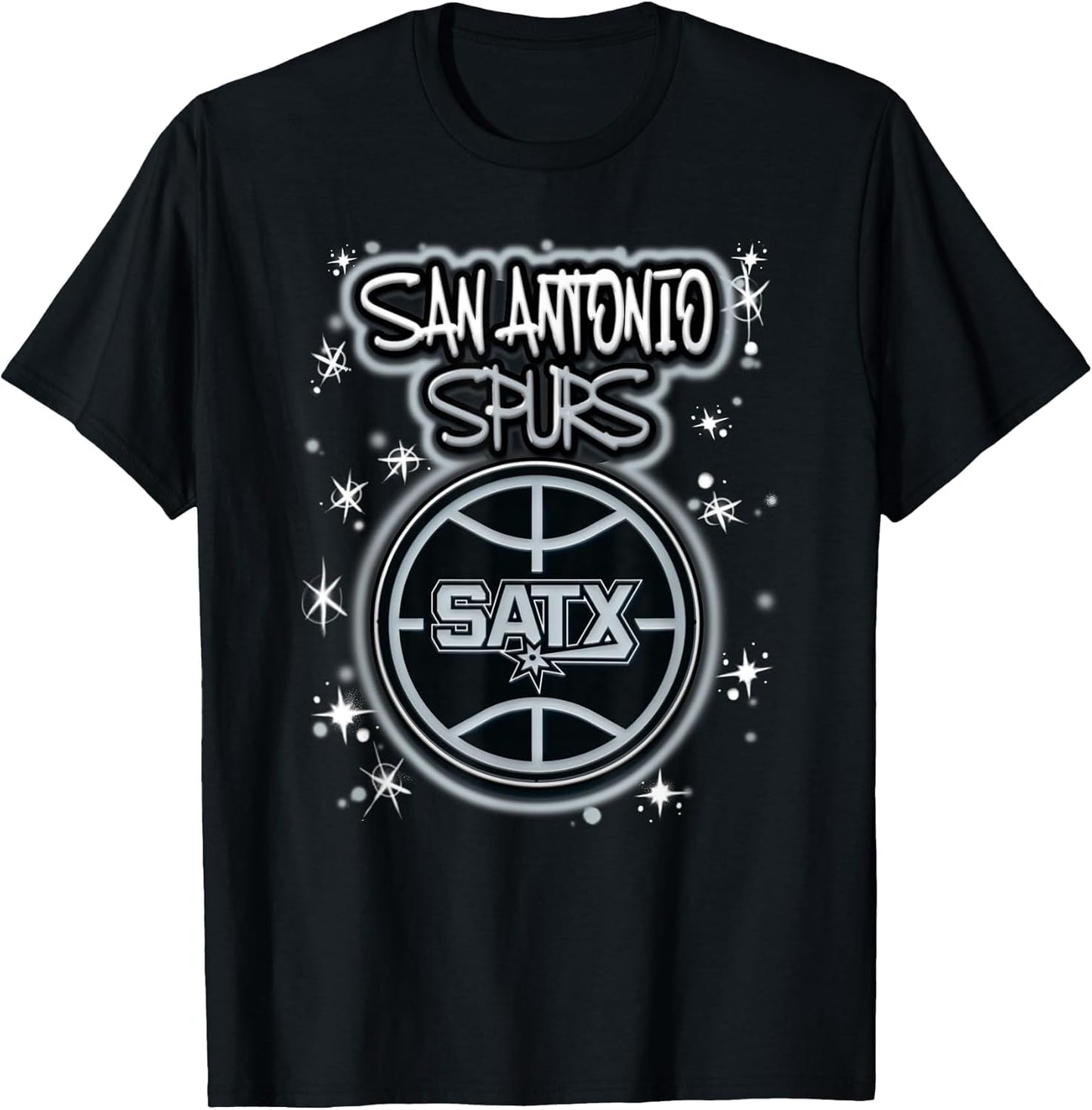 NBA San Antonio Spurs Airbrush Logo