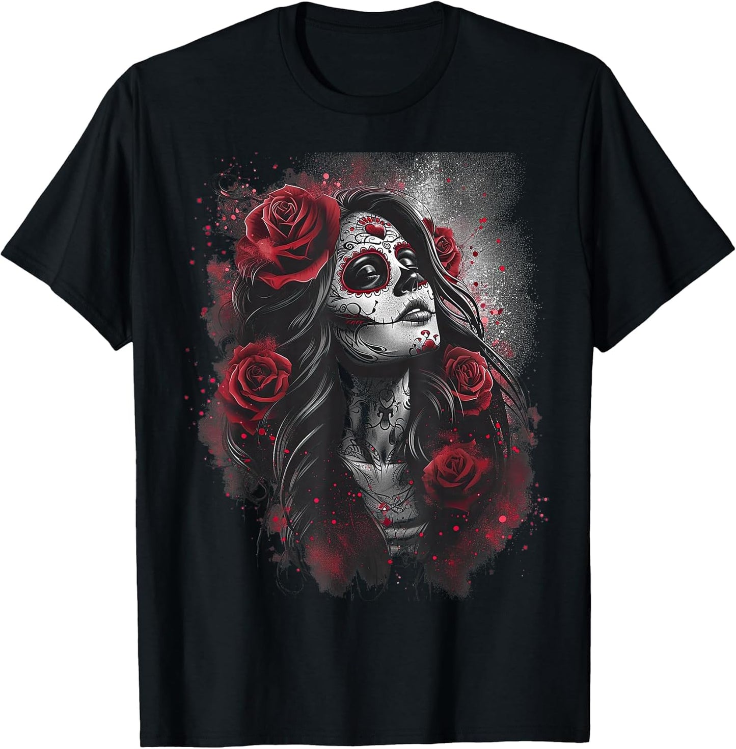Cute Sugar Woman Day of The Dead Pink Girl