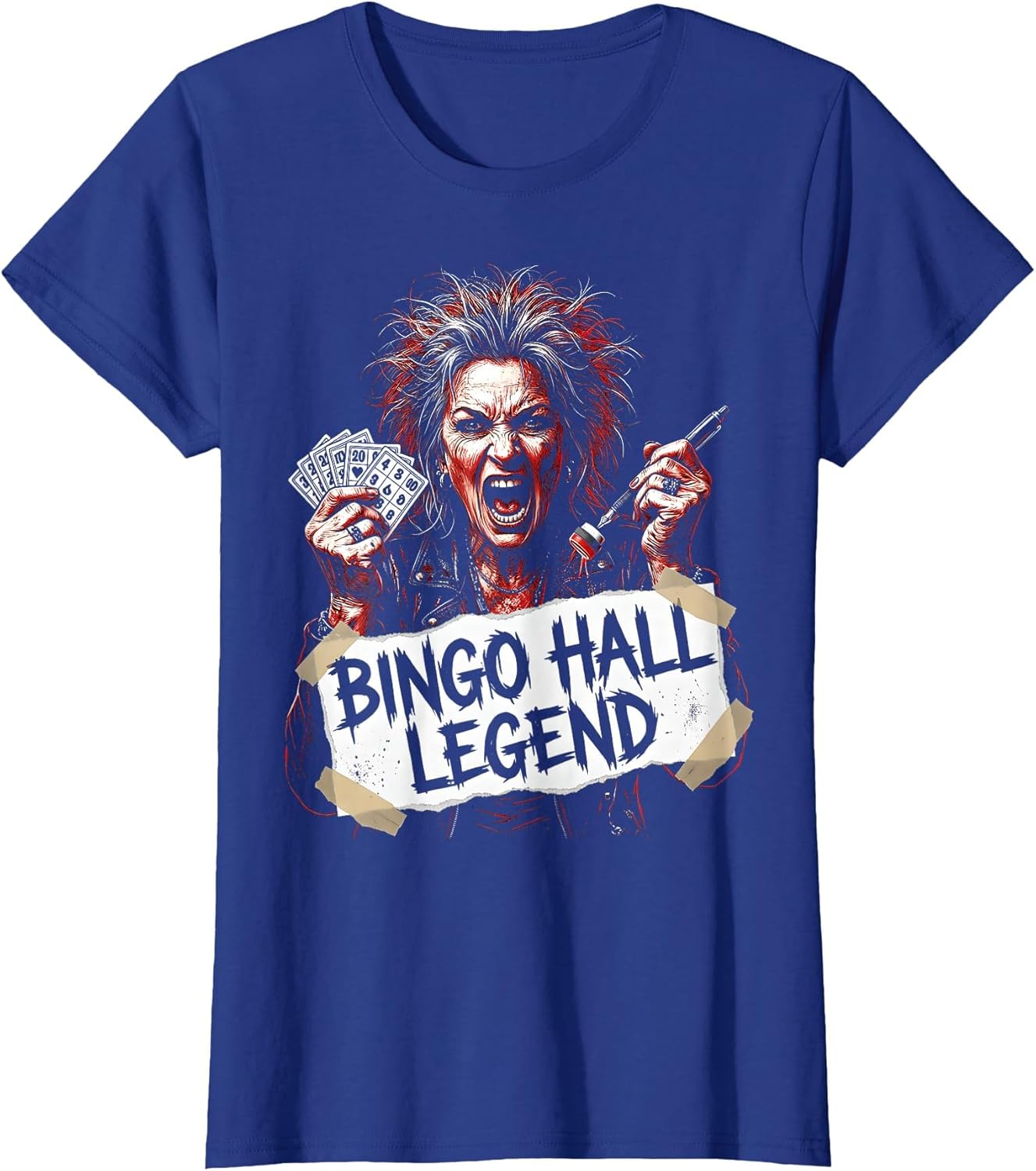 Bingo Hall Legend Funny Women's Bingo Design
