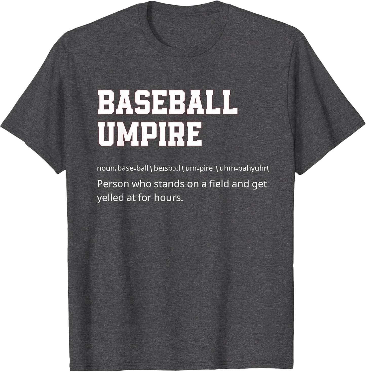 Funny Baseball Umpire Shirts Umpire Definition