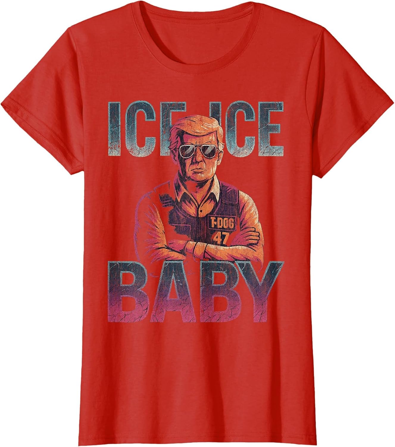 Ice Ice Baby Retro Funny Trump