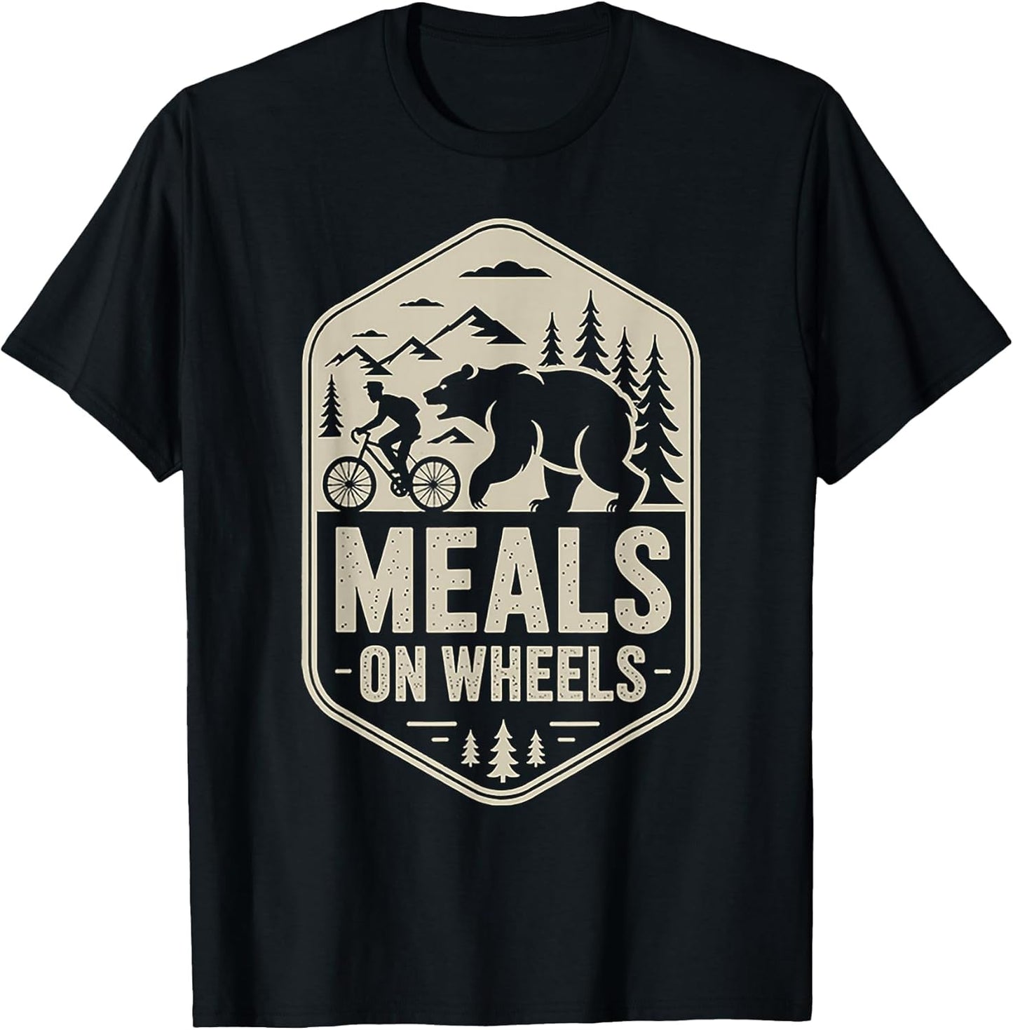 Meals On Wheels Funny Beer Biker