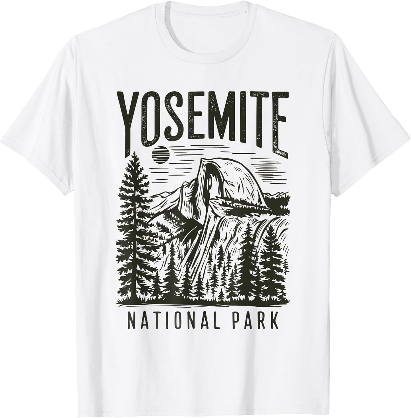 Retro Yosemite Half-Dome National Park Vintage