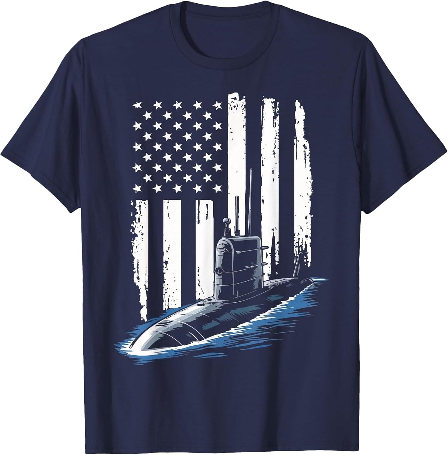Submarine USA Flag Veteran 4th of July