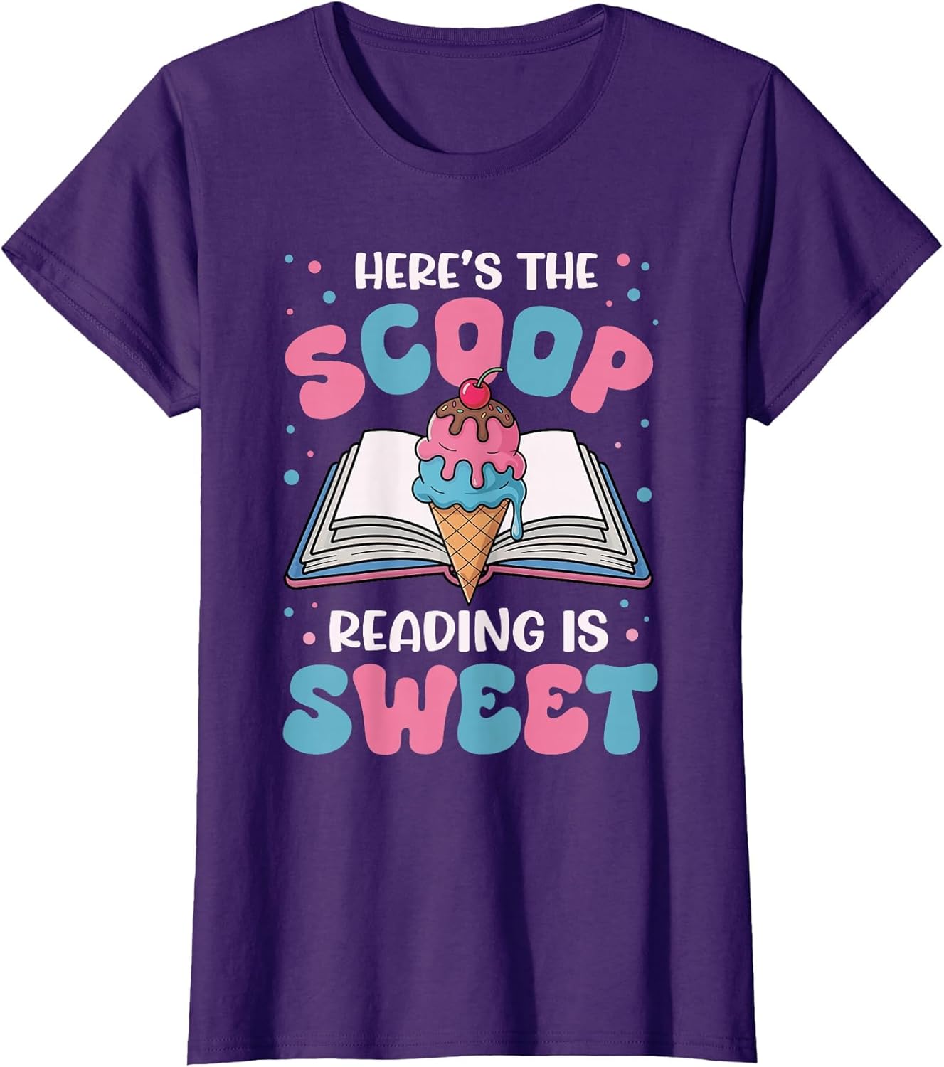 Cute Elementary Librarian Reading is Sweet