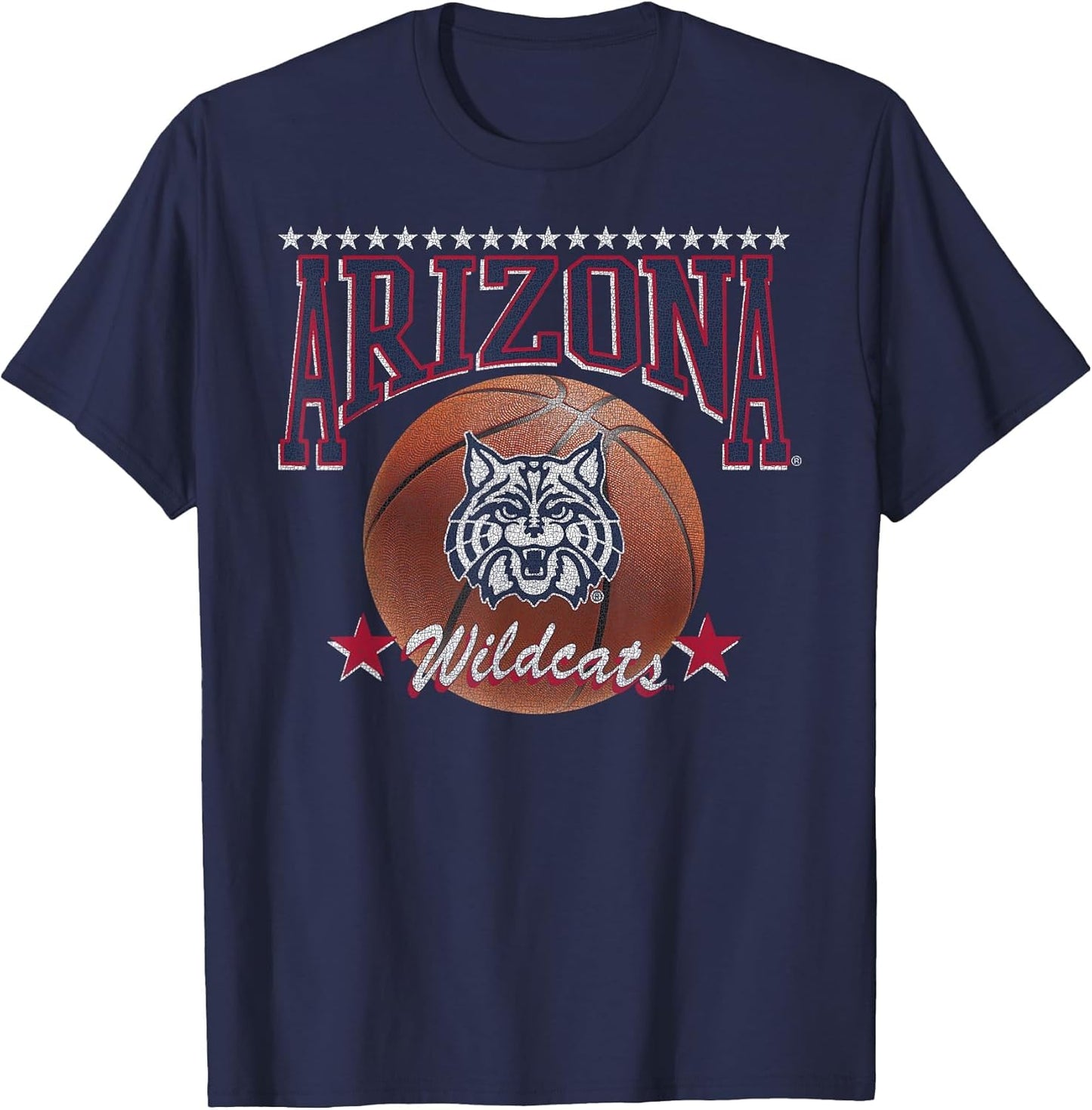 Arizona Wildcats Basketball Vintage Stars