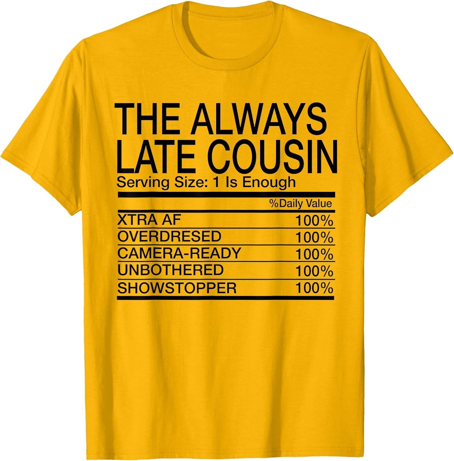 The Always Late Cousin