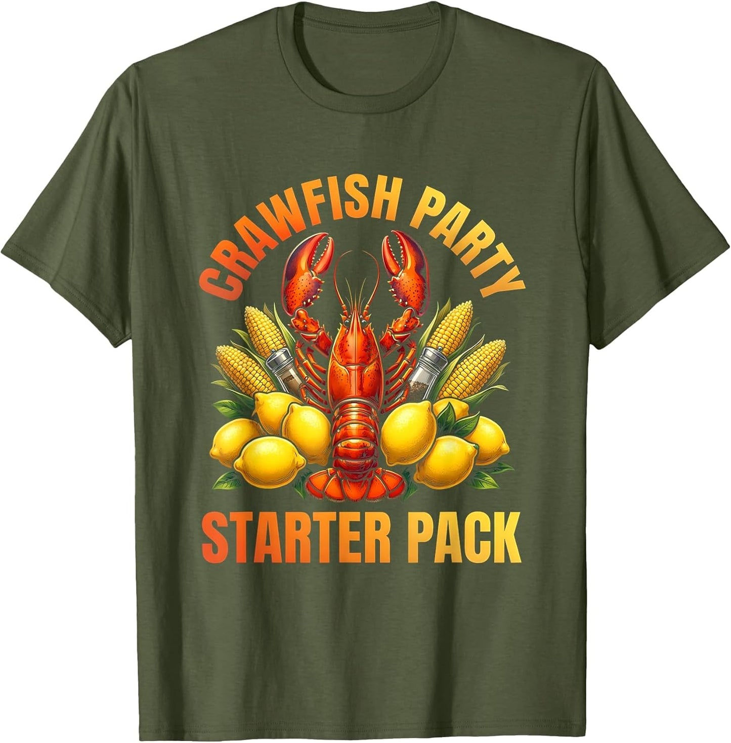 Crawfish Party Starter Pack Boil Design