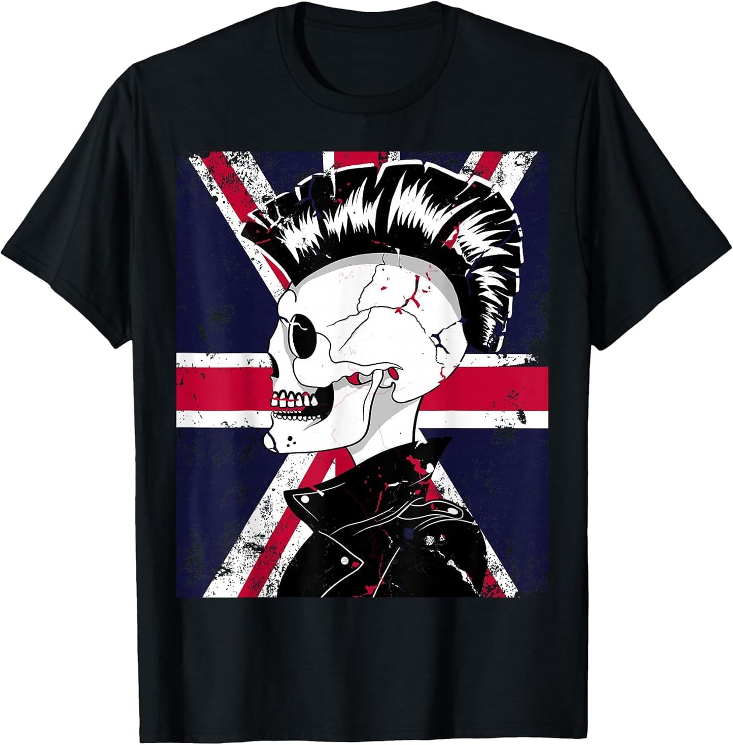 Punk Skull with Union Jack