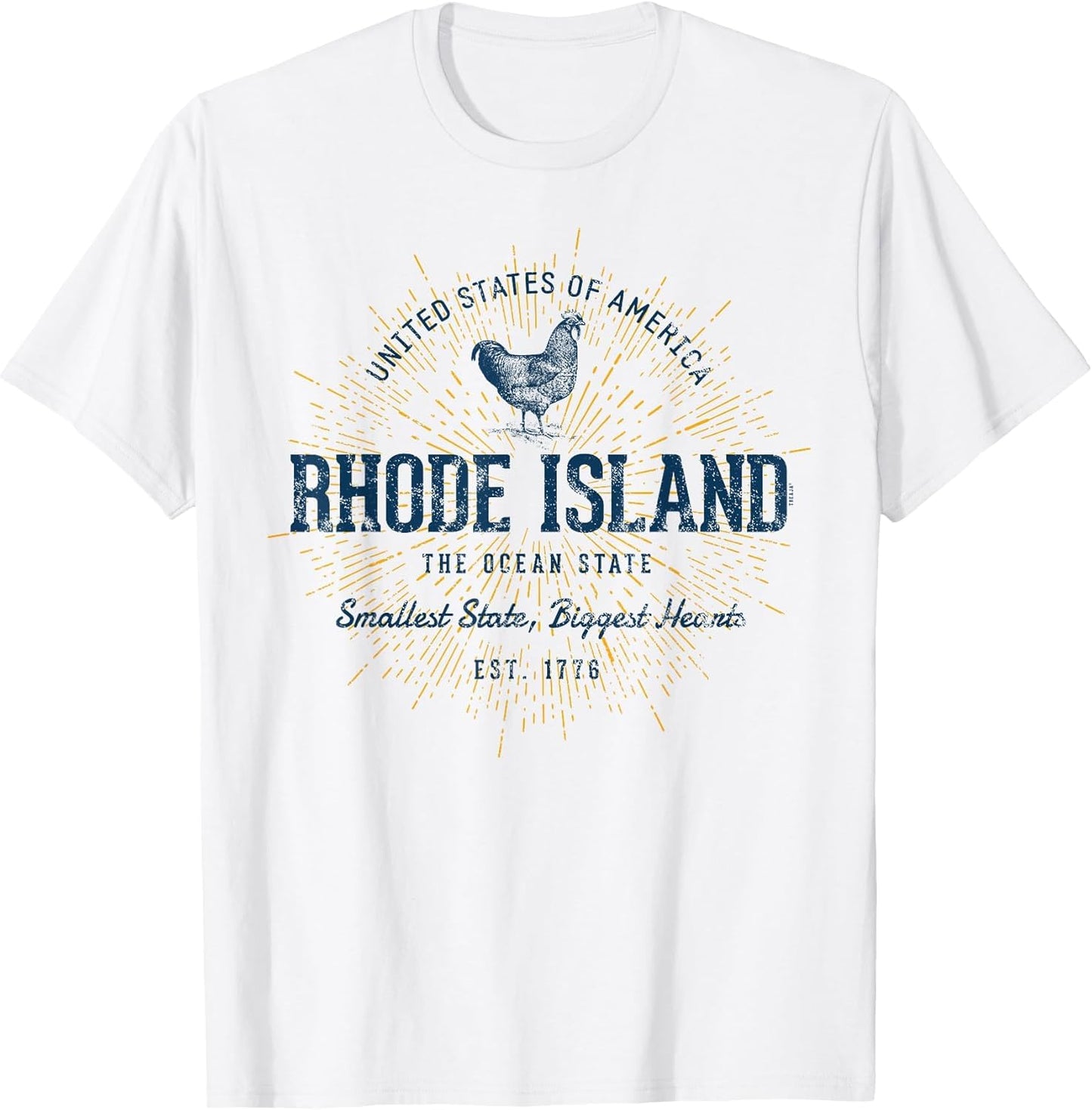 Vintage State of Rhode Island Retro